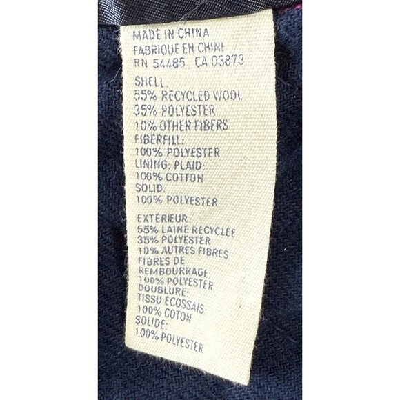 American Eagle Women’s Gray Wool Blend Pea Coat Jacket Minimalist Quiet Luxury S - Picture 7 of 10